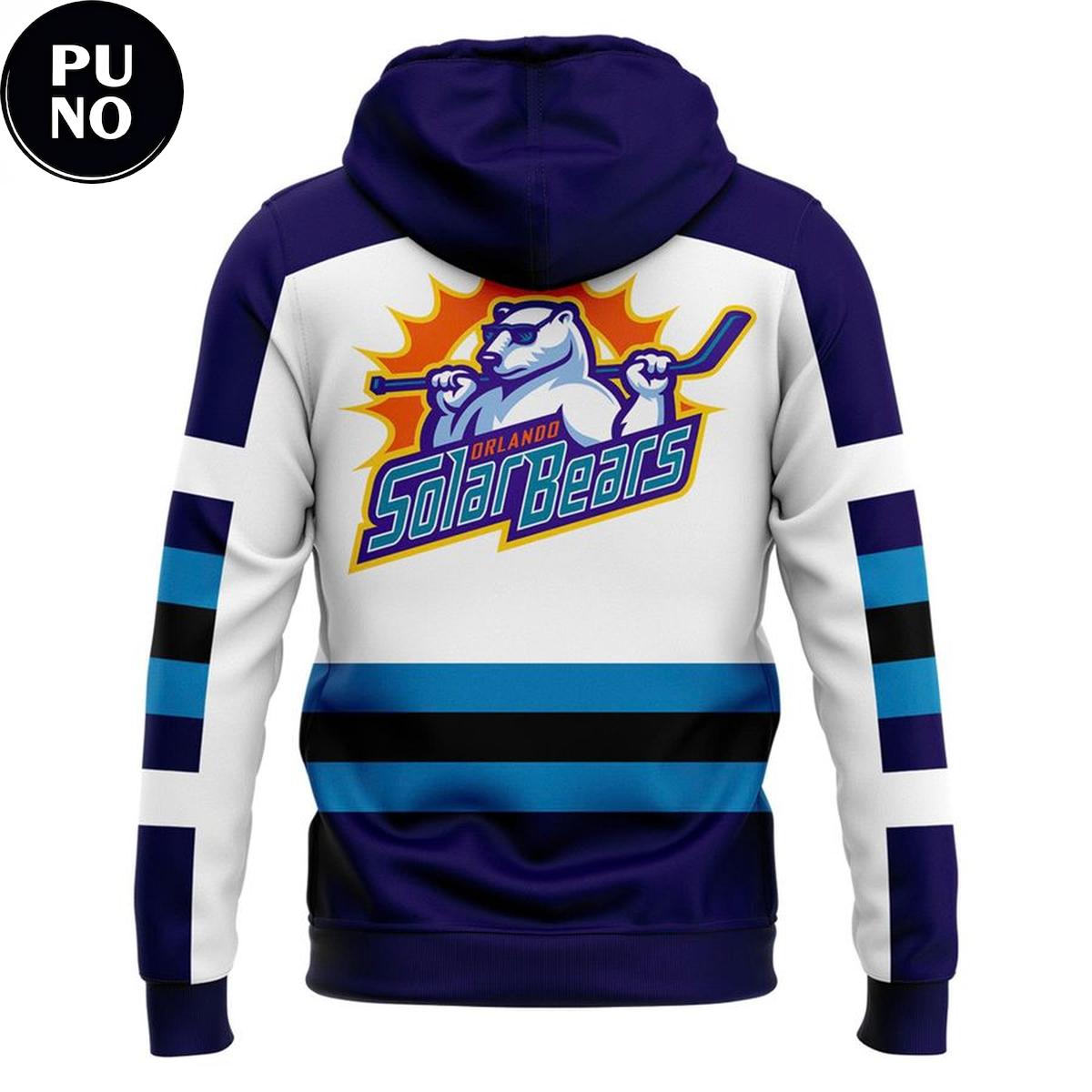 Orlando Solar Bears Replica Throwback Night 2026 Hoodie
