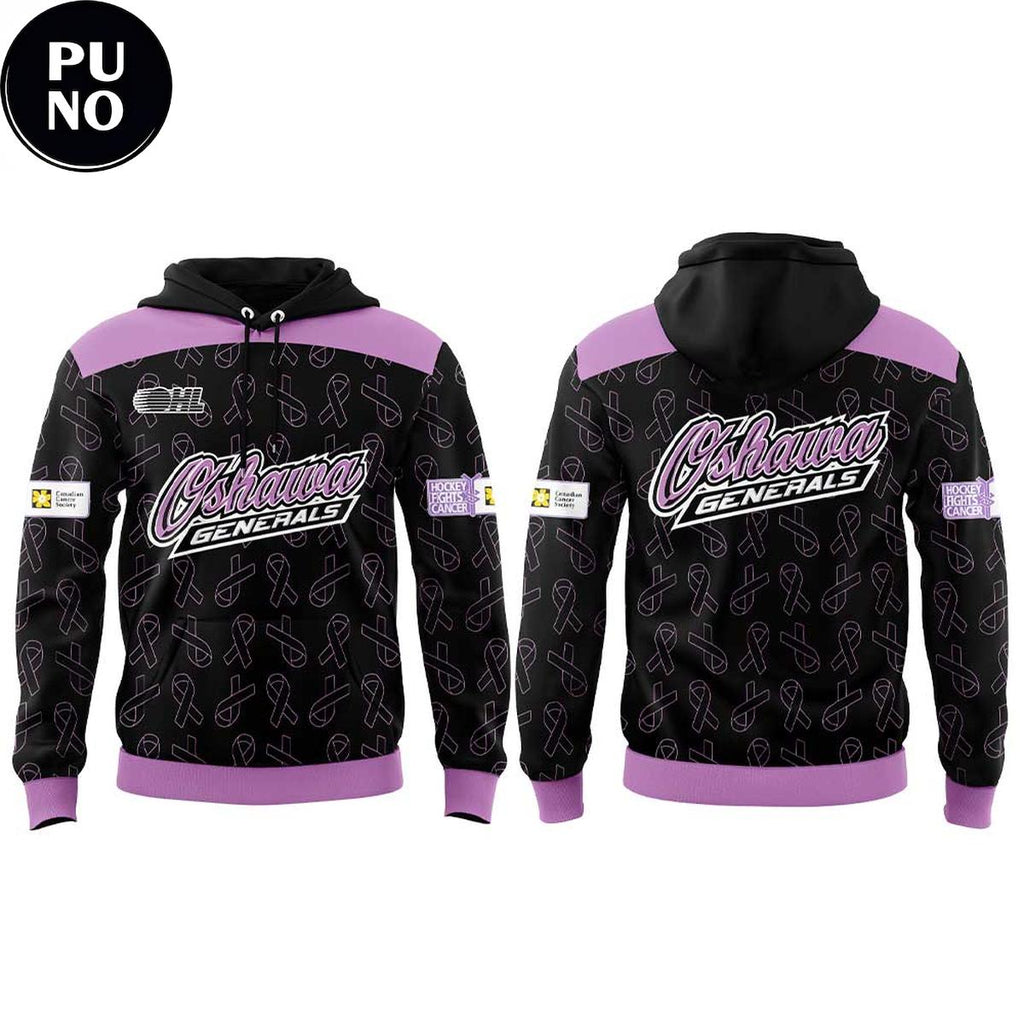 Oshawa Generals Hockey Fights Cancer 2026 Hoodie T-Shirt