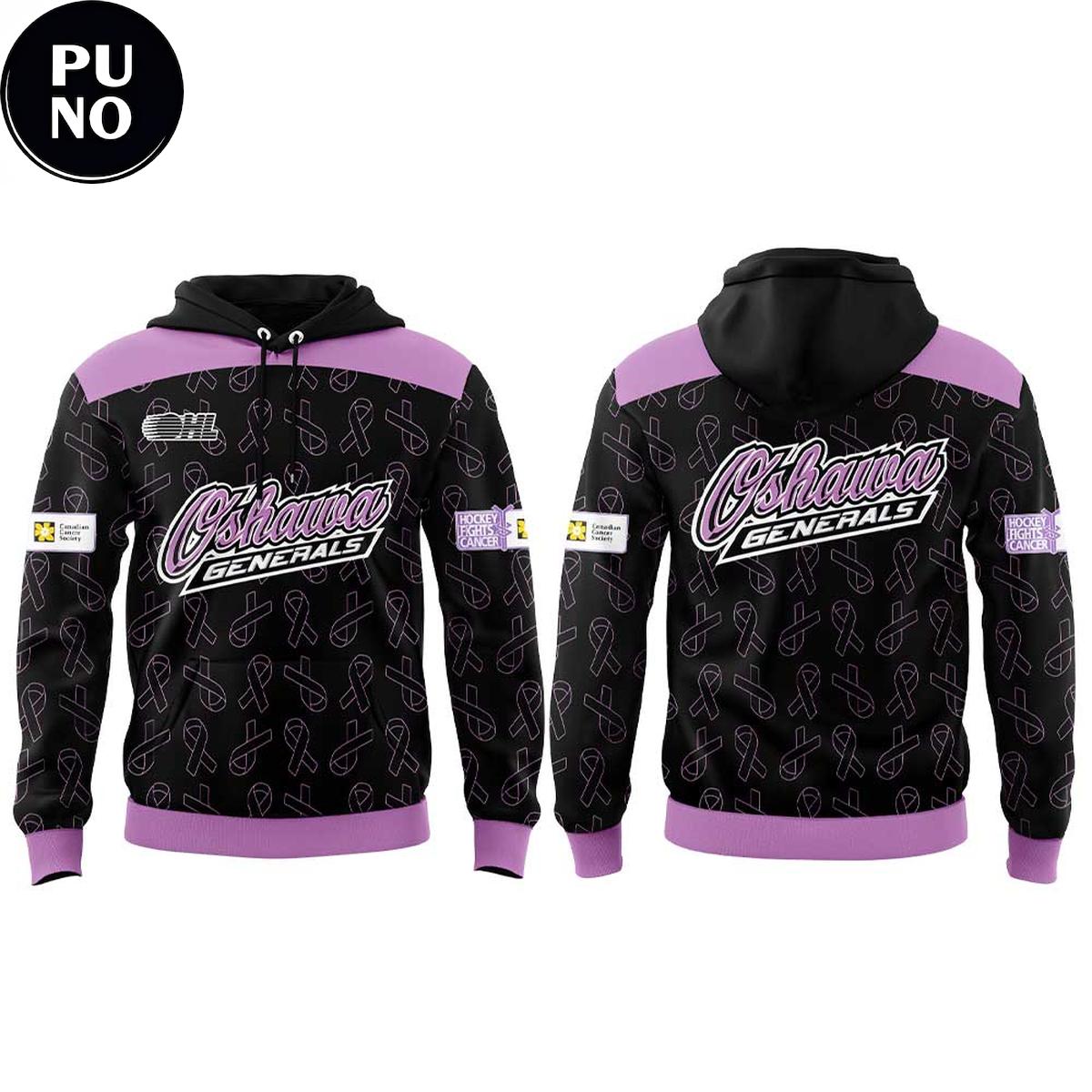 Oshawa Generals Hockey Fights Cancer 2026 Hoodie T-Shirt