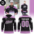 Oshawa Generals Hockey Fights Cancer 2026 Personalized Hockey Jersey