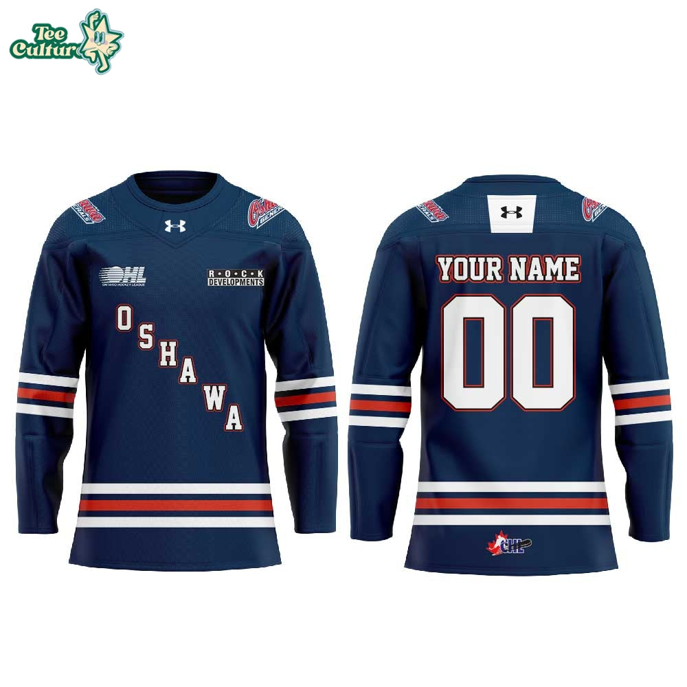 Oshawa Generals Retro Night 2026 Combo Hockey Jersey Custom Name, Number