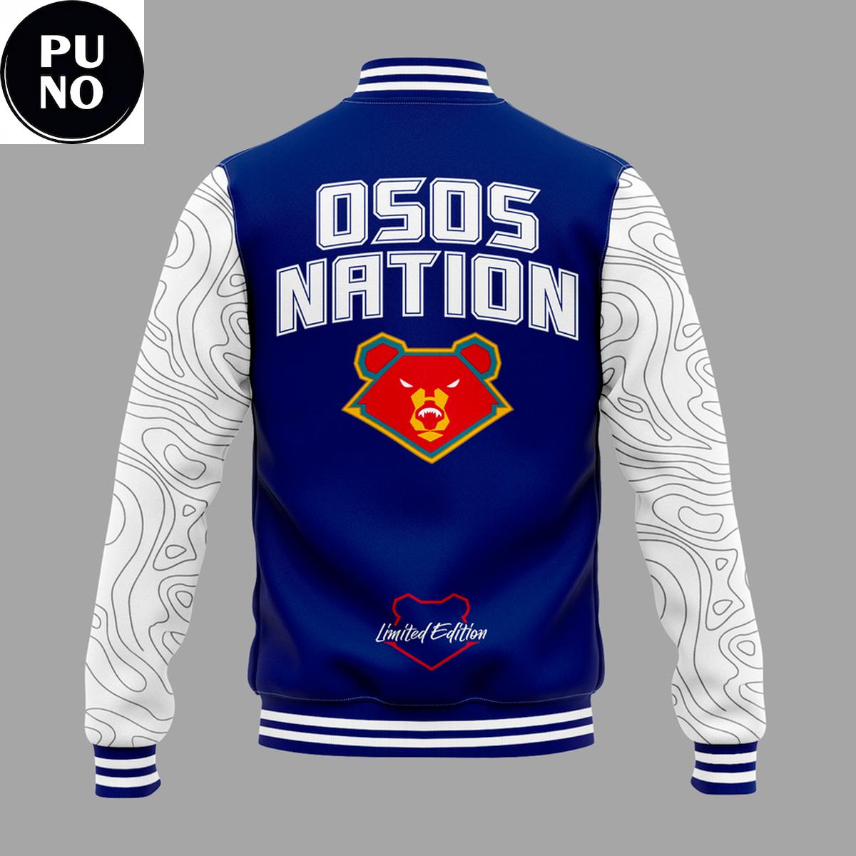 Osos de Manati Basketball 2026 BSN Puerto Rico Baseball Jacket