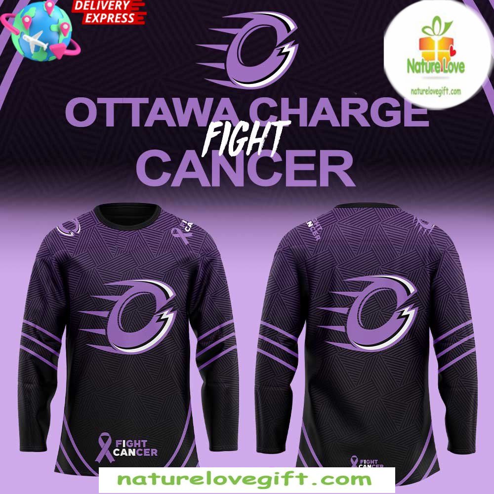 Fight Cancer 2026 Ottawa Charge Jersey Hockey