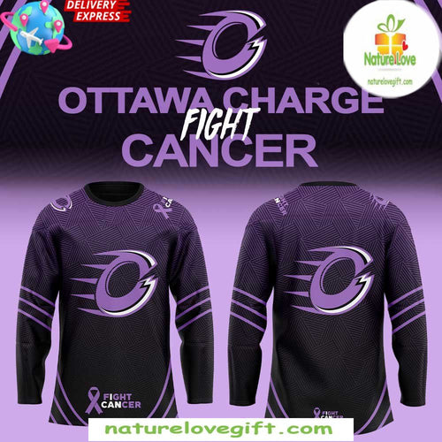 Fight Cancer 2026 Ottawa Charge Jersey Hockey