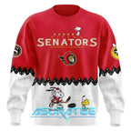 Ottawa Senators ”Peanuts Night ” 2026 Snoopy Special Sweatshirt