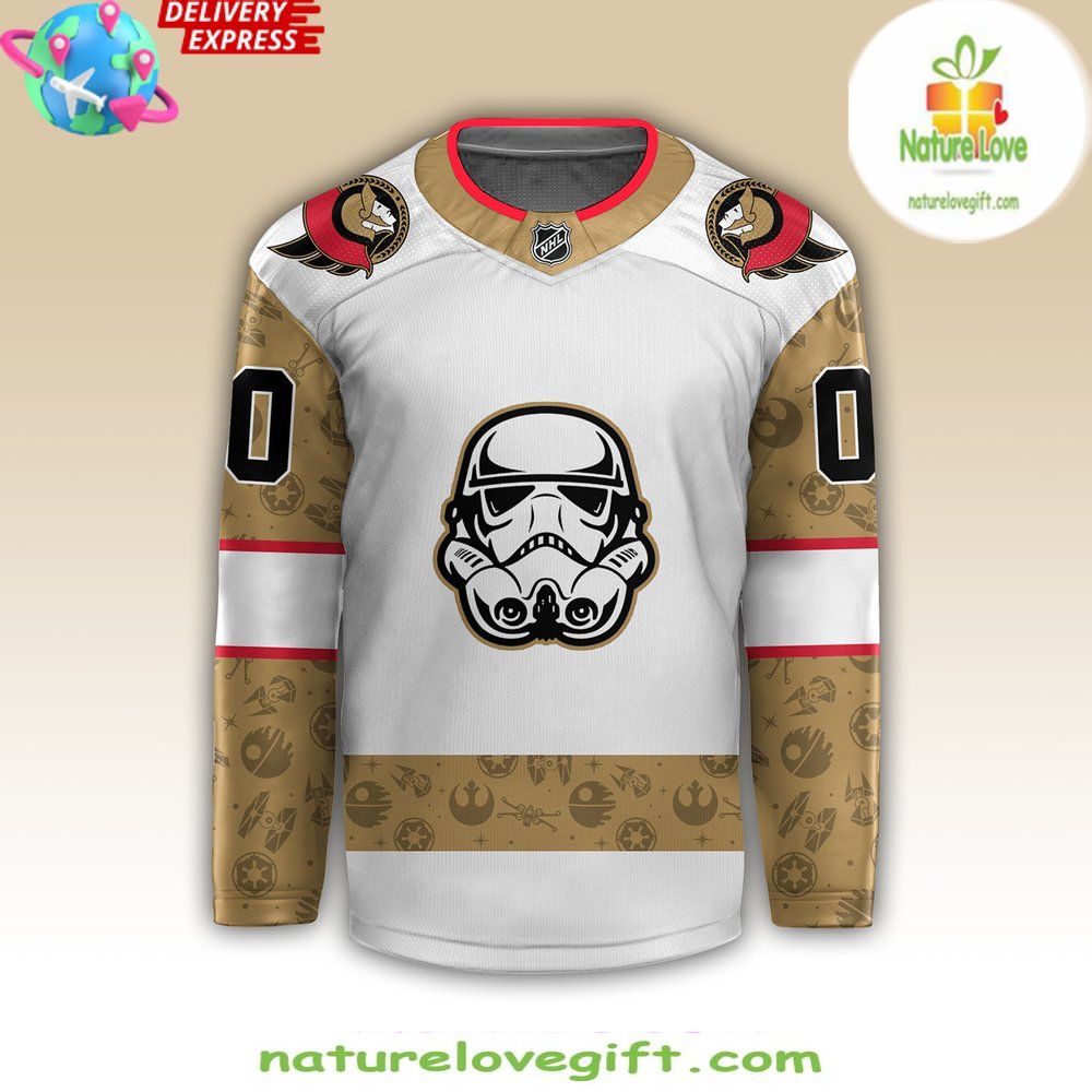 Star Wars Ottawa Senators Hockey Jersey Custom Night