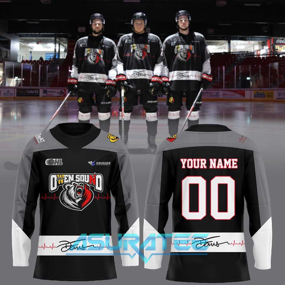 Owen Sound Attack TDBeAT 2026 Special Hockey Jersey