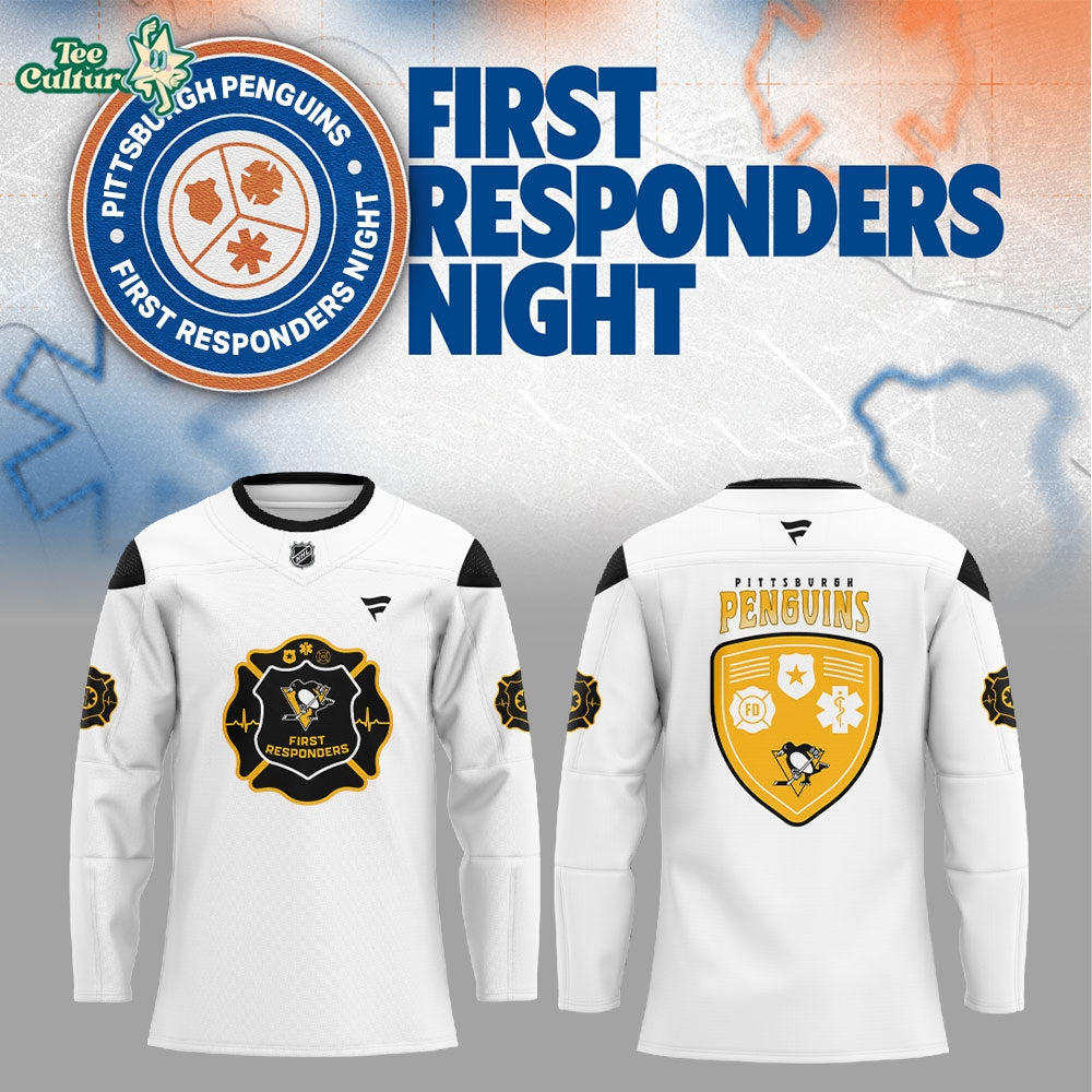 Pittsburgh Penguins First Responders Night Hockey Jersey