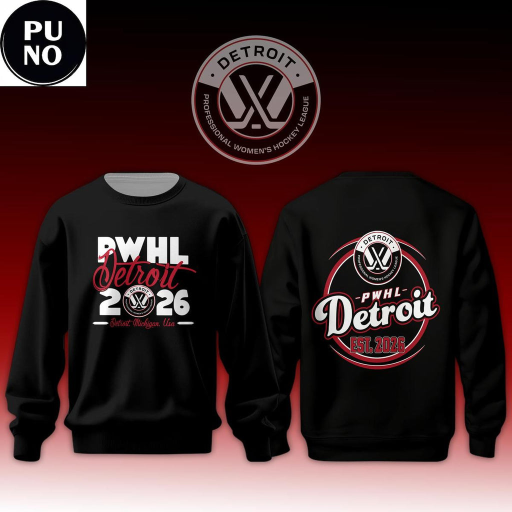 PWHL Detroit EST 2026 Hoodie T-Shirt
