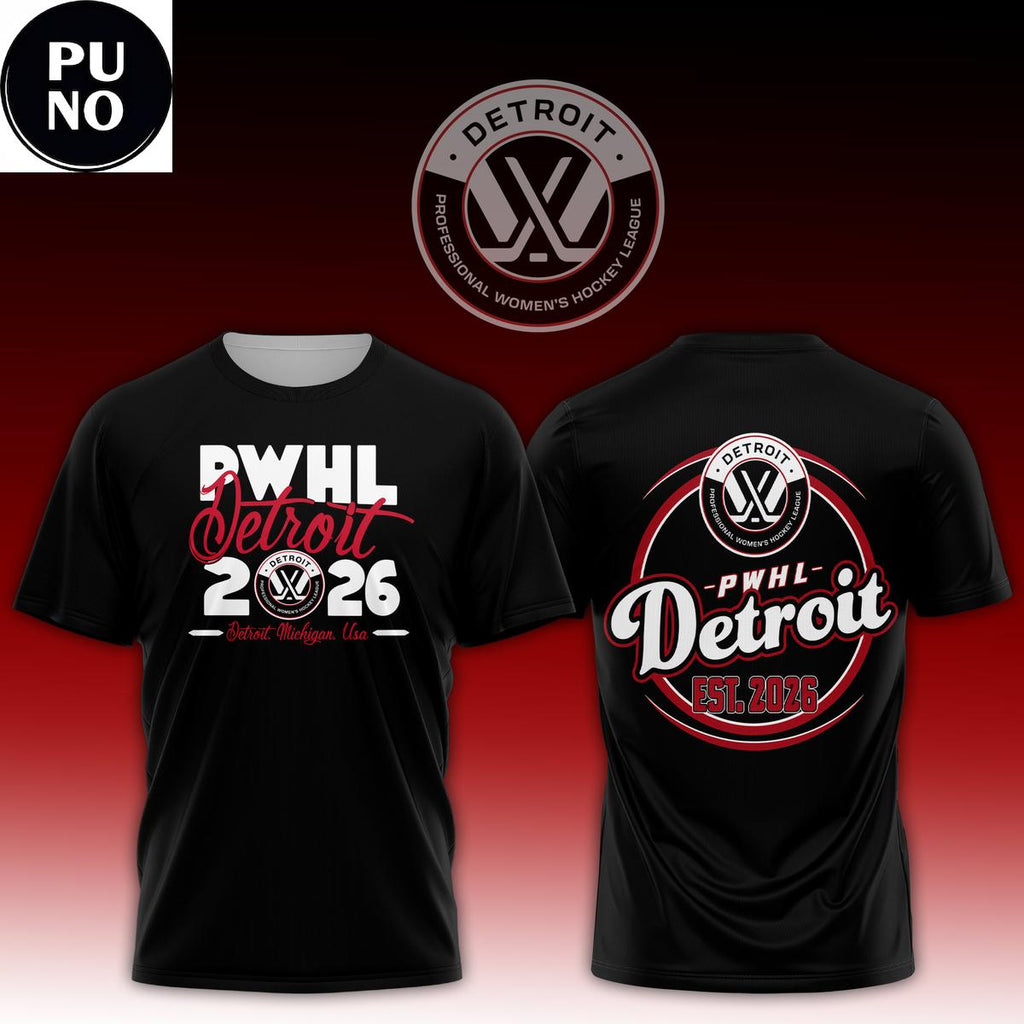 PWHL Detroit EST 2026 Hoodie T-Shirt