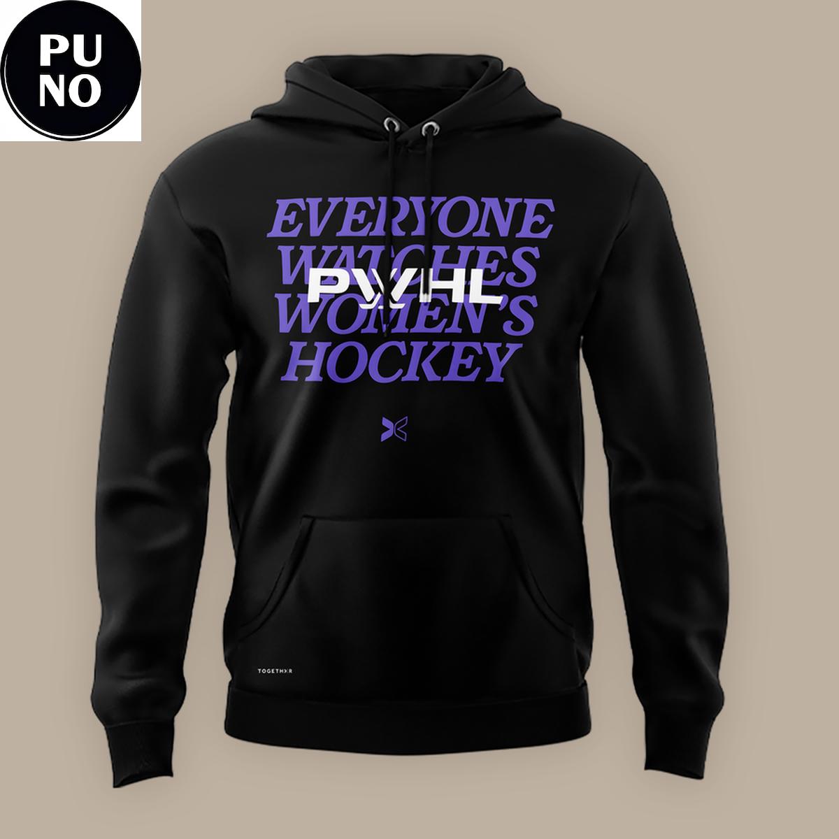PWHL x Togethxr 2026 Everyone Watches Women’s Hockey Hoodie T-Shirt