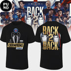 Paris Saint-Germain 2026 Champions Back 2 Back D’Europe Hoodie T-Shirt