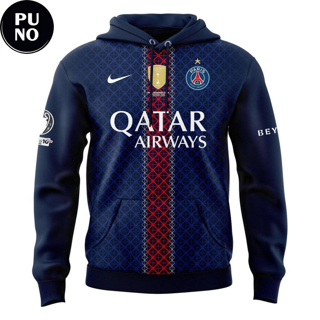 Paris Saint-Germain 2026 UEFA Champions League Home Jersey Replica Hoodie