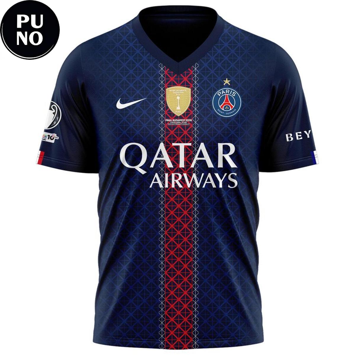 Paris Saint-Germain 2026 UEFA Champions League Home Personalized Replica Shirt