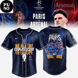 Paris Saint-Germain UEFA Champions League Final 2026 Baseball Jersey