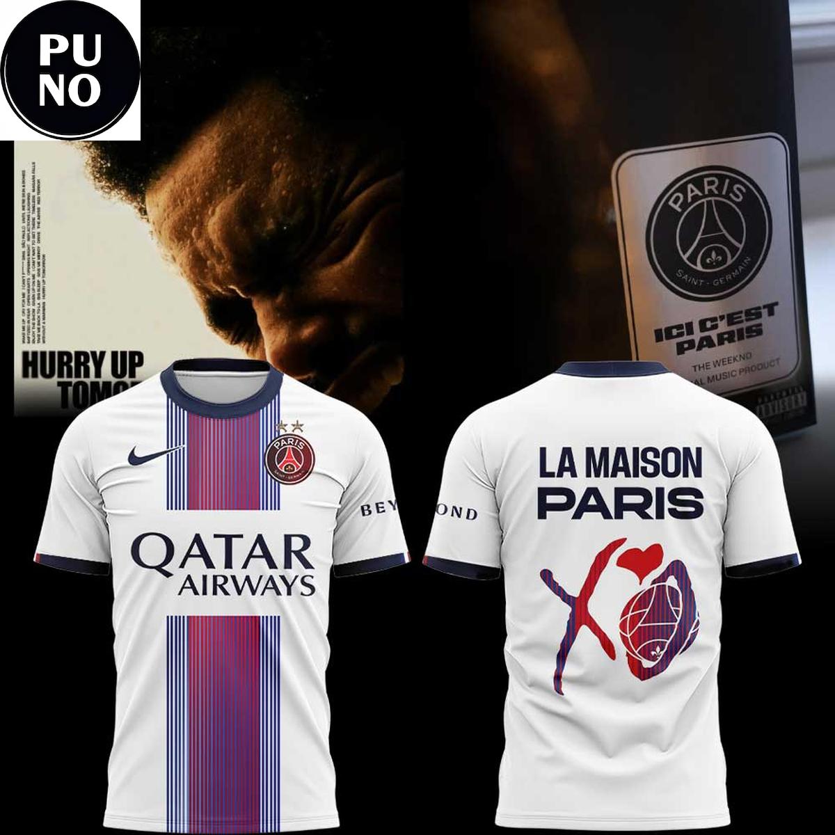 Paris Saint-Germain x The Weeknd XO 2026 Hoodie T-Shirt