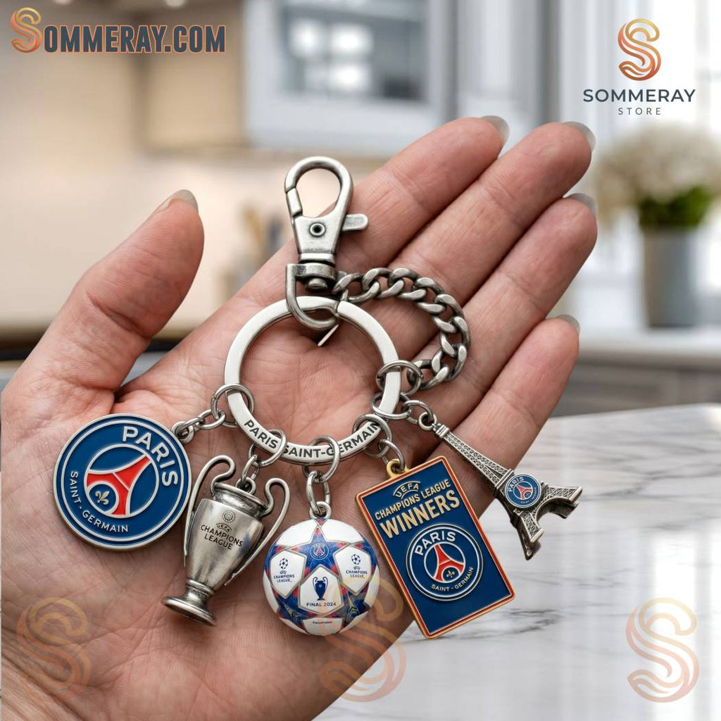 Paris Saint-germain Champions League Winner 2026 Keychain