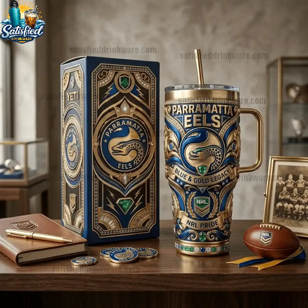 Parramatta Eels 40oz Commomerative Edition With Handle Tumbler