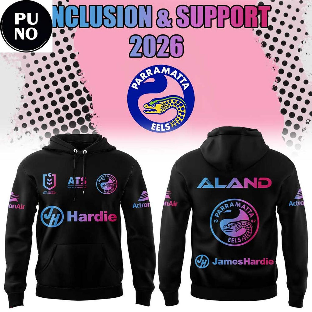 Parramatta Eels x Inclusion & Support 2026 Hoodie T-Shirt