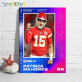 Patrick Mahomes Is Back In The 99 Club At Madden NFL 24 Poster Canvas