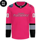 Pee Dee IceCats x Florence Flamingos Warm up 2026 Personalized Hockey Jersey