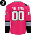 Pee Dee IceCats x Florence Flamingos Warm up 2026 Personalized Hockey Jersey