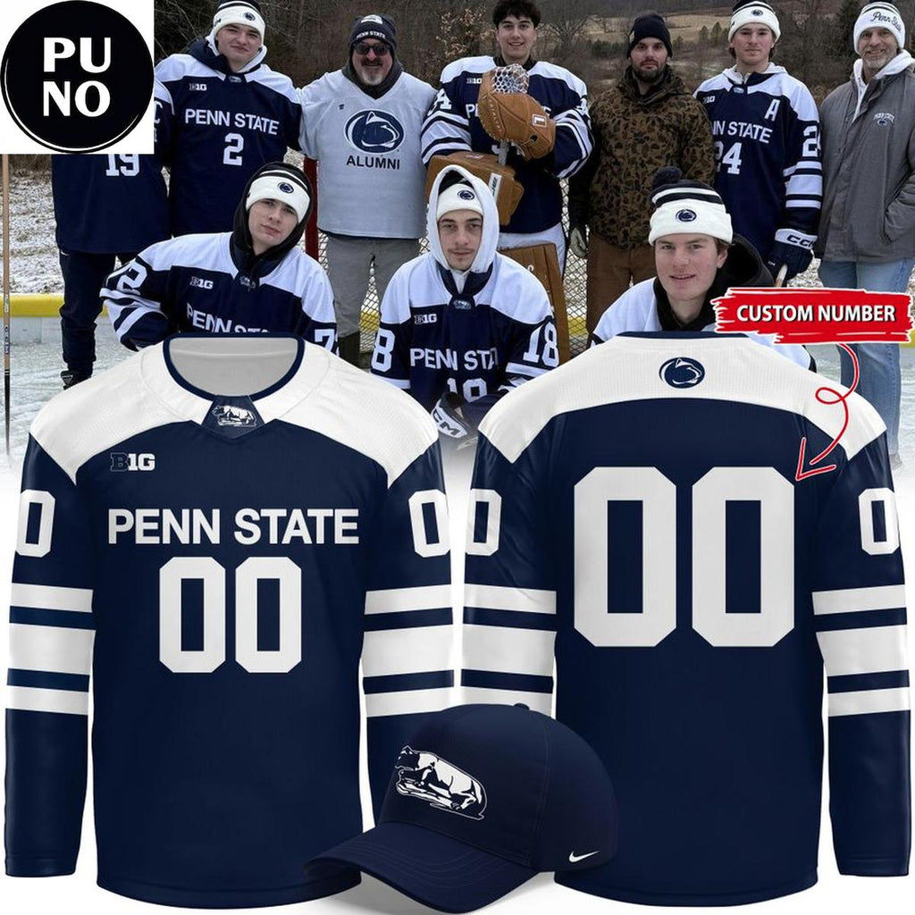Penn State Hockey Outdoor Gameday 2026 Personalized Hockey Jersey