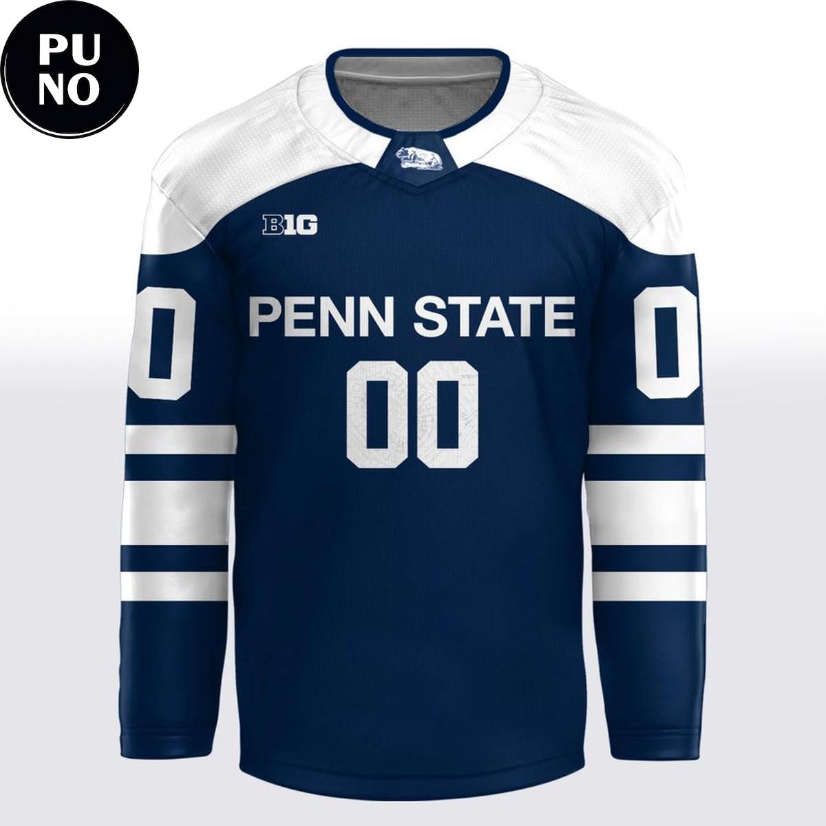Penn State Nittany Lions 2026 Beaver Stadium Game Personalized Hockey Jersey
