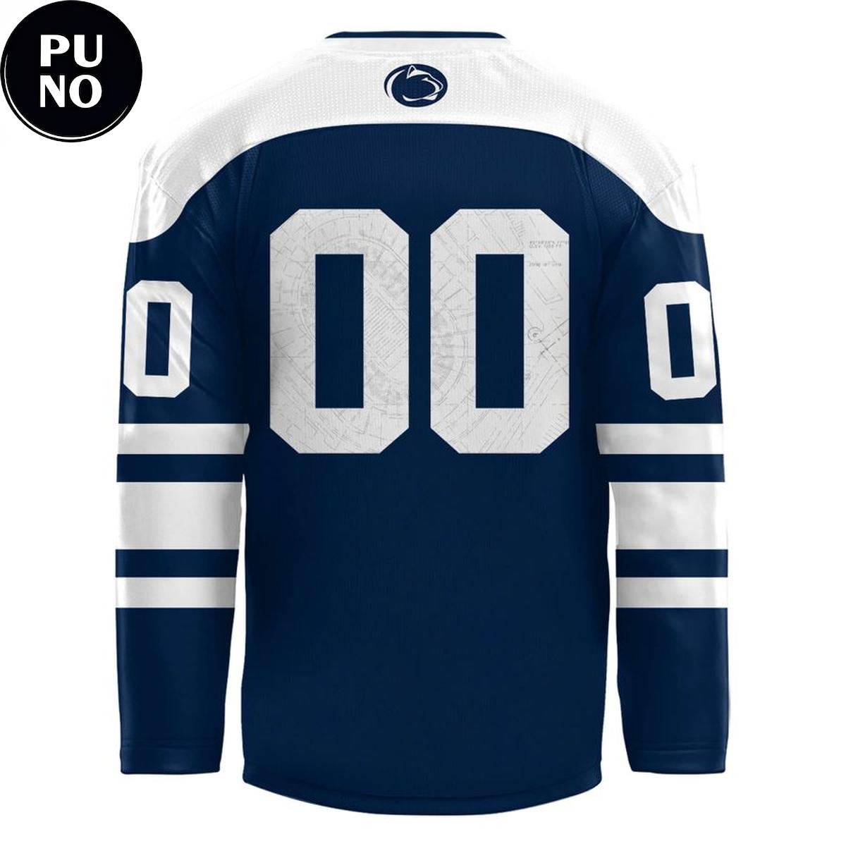 Penn State Nittany Lions 2026 Beaver Stadium Game Personalized Hockey Jersey