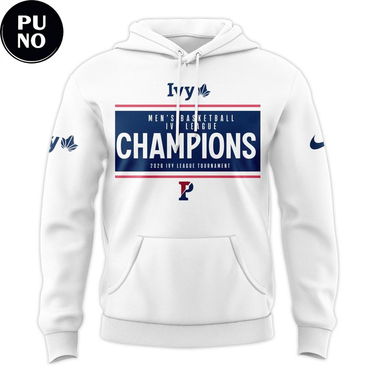 Pennsylvania Quakers 2026 Ivy League Men’s Basketball Tournament Champions Hoodie T-Shirt