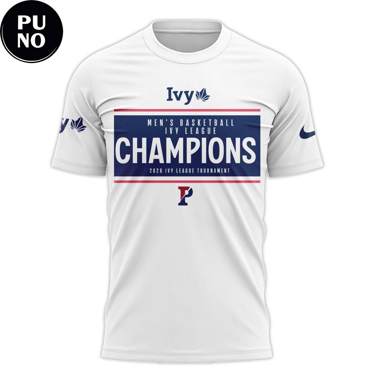 Pennsylvania Quakers 2026 Ivy League Men’s Basketball Tournament Champions Hoodie T-Shirt
