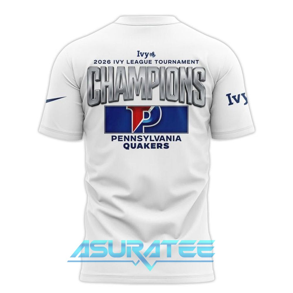Pennsylvania Quakers Blue 84 Unisex 2026 Ivy League Men’s Basketball Tournament Champions Shirt
