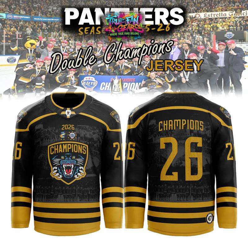 Penrith Panthers Double Champions 2026 Limited Edition Hockey Jersey