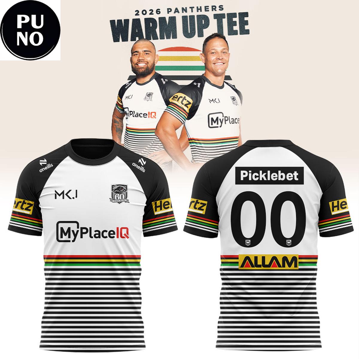 Penrith Panthers Unveils 2026 Celebrating 60th Season Personalized T-Shirt