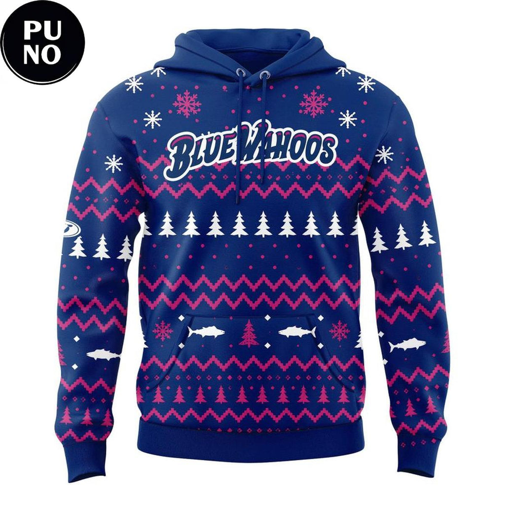 Pensacola Blue Wahoos x Halfway to the Holidays 2026 Hoodie T-Shirt