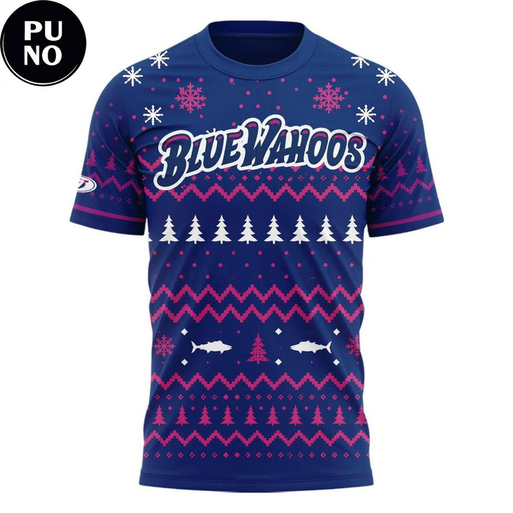 Pensacola Blue Wahoos x Halfway to the Holidays 2026 Hoodie T-Shirt