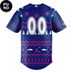 Pensacola Blue Wahoos x Halfway to the Holidays 2026 Personalized Baseball Jersey