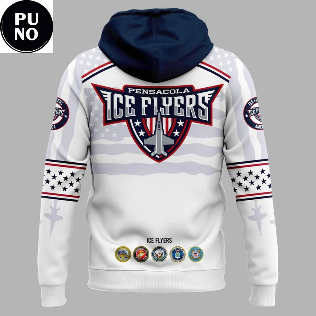Pensacola Ice Flyers x Military Appreciation 2026 Hoodie