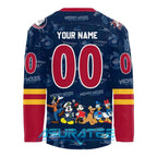 Peoria Rivermen x Mickey Disney Jersey Night Special Hockey Jersey