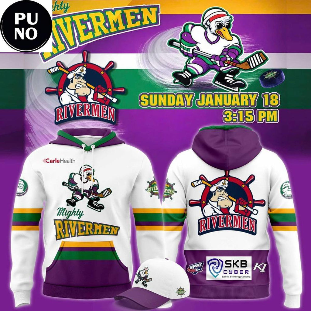 Peoria Rivermen x Mighty Ducks Night 2026 Hoodie