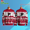Personalized Personalized Atlanta Falcons NFL Snow Ugly Christmas Sweater
