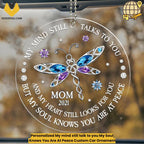 Personalized My mind still talk to you My Soul Knows You Are At Peace Custom Car Ornament