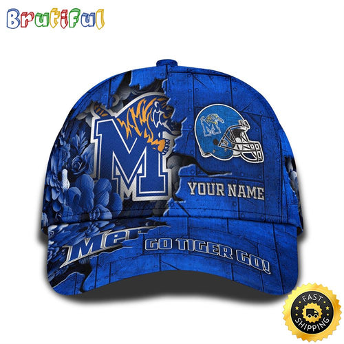 Personalized NCAA Memphis Tigers All Over Print Baseball Cap Show Your Pride