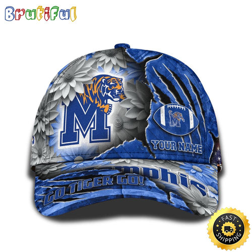 Personalized NCAA Memphis Tigers All Over Print Baseball Cap The Perfect Way To Rep Your Team