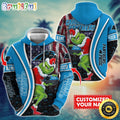 Personalized NFL Carolina Panthers Hoodie Grinch Unisex Hoodie