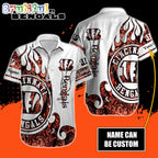 Personalized NFL Cincinnati Bengals Hawaiian Shirt Special Realtree Hunting Design Aloha Shirt