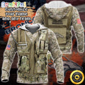 Personalized NFL Denver Broncos Hoodie Camo Military Hoodie
