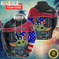 Personalized NFL Houston Texans Hoodie Baby Yoda Unisex Hoodie