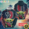 Personalized NFL Houston Texans Hoodie Baby Yoda Unisex Hoodie For Fans