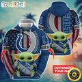 Personalized NFL Indianapolis Colts Hoodie Baby Yoda Unisex Hoodie For Fans